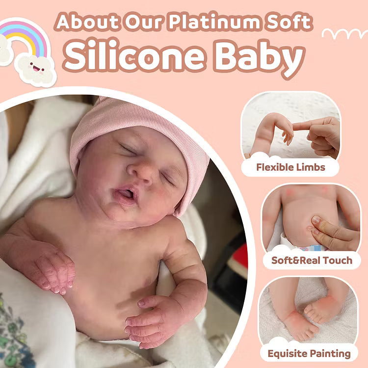 Realistic Reborn Doll Grace  Girl 12" 16" 20" 30" Inches + Premium Pack