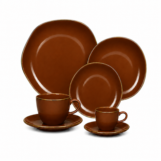 Aparelho de jantar e café 42 Peças Nurb