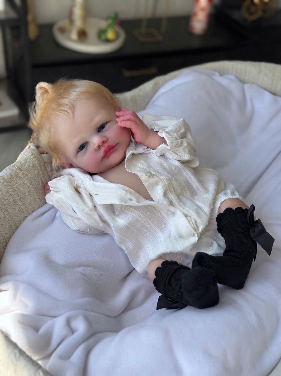 Realistic Reborn Doll Evelyn Girl 12" 16" 20" 30" Inches + Premium Pack