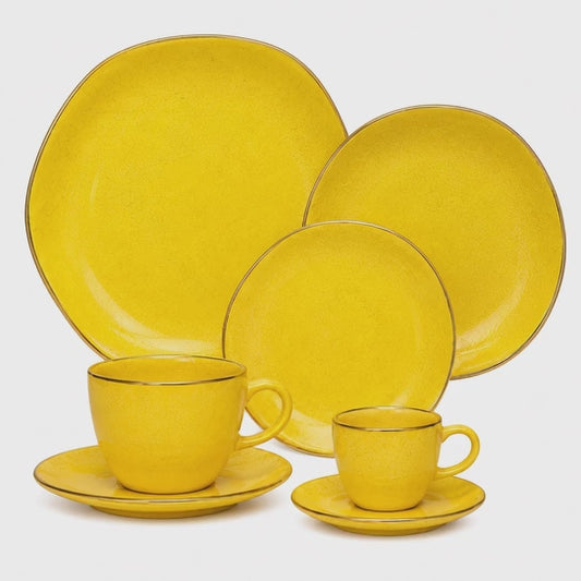 Aparelho de jantar e café 42 Peças Cotton